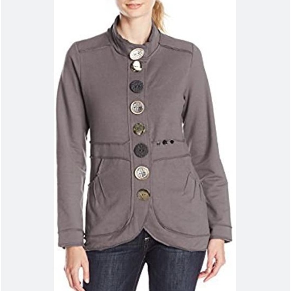 NEON Buddha Navy Blue Street Blazer Size S - Picture 3 of 11